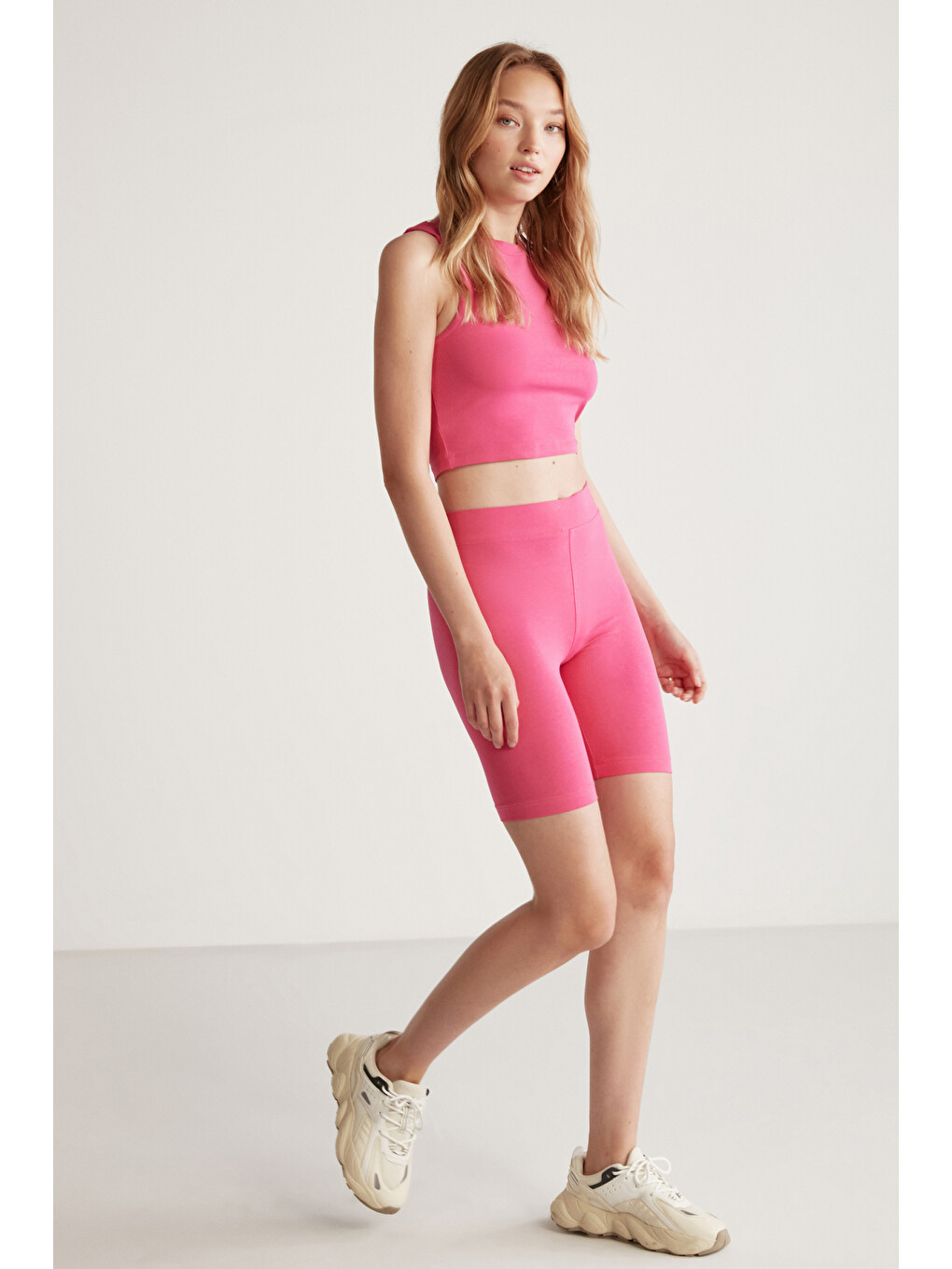 Trıcıa Basic Pembe Şort-2
