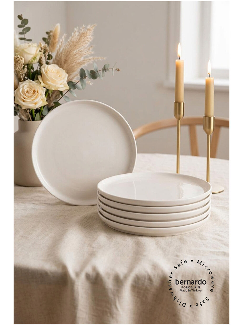 Vera 6 Parça Pasta Takımı Beyaz-3