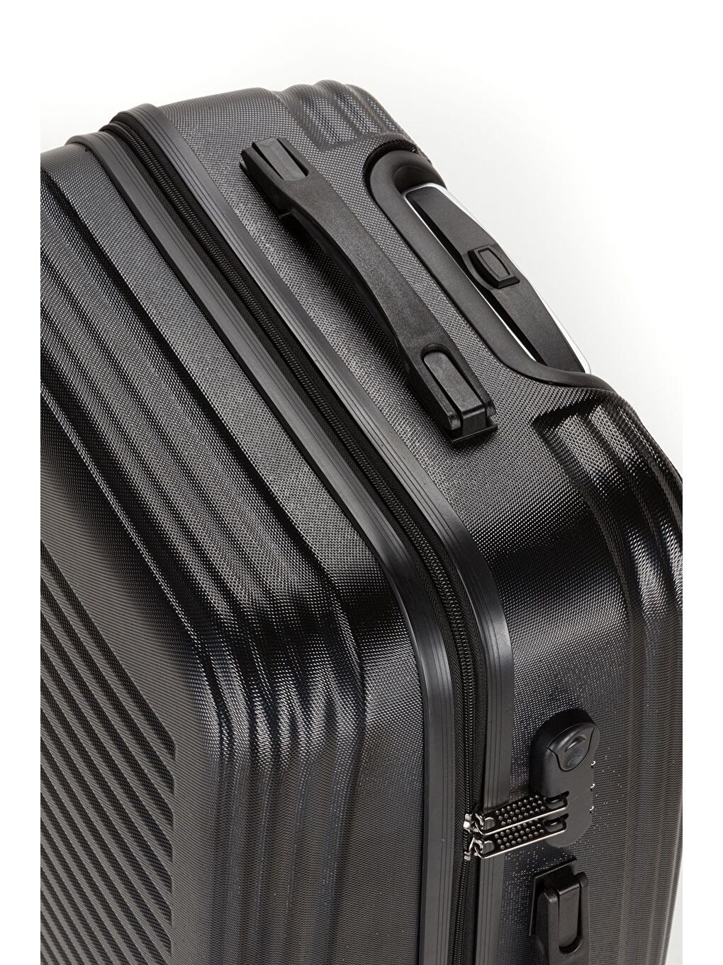 Siyah ABS Unisex 75cm Büyük Boy Valiz FSL126-5