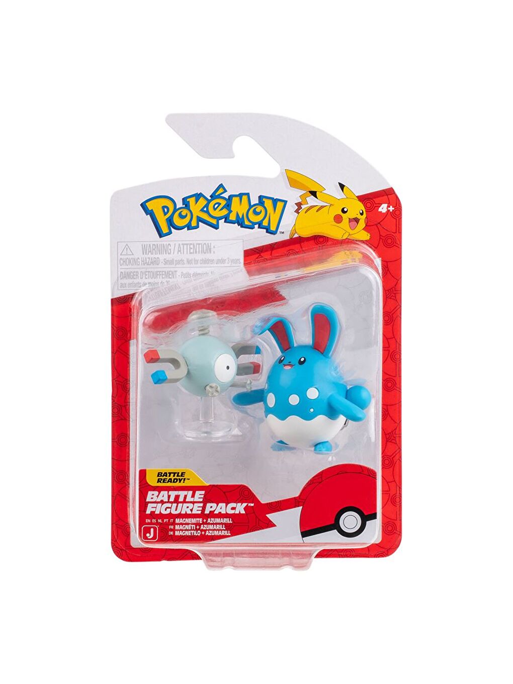 Battle Figürler PKW4060 - Magnemite ve Azumarill-1