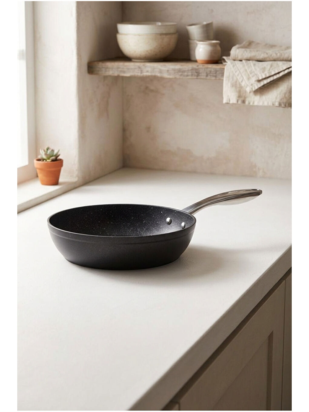 Chef Line Granit Tava Siyah 22cm-2