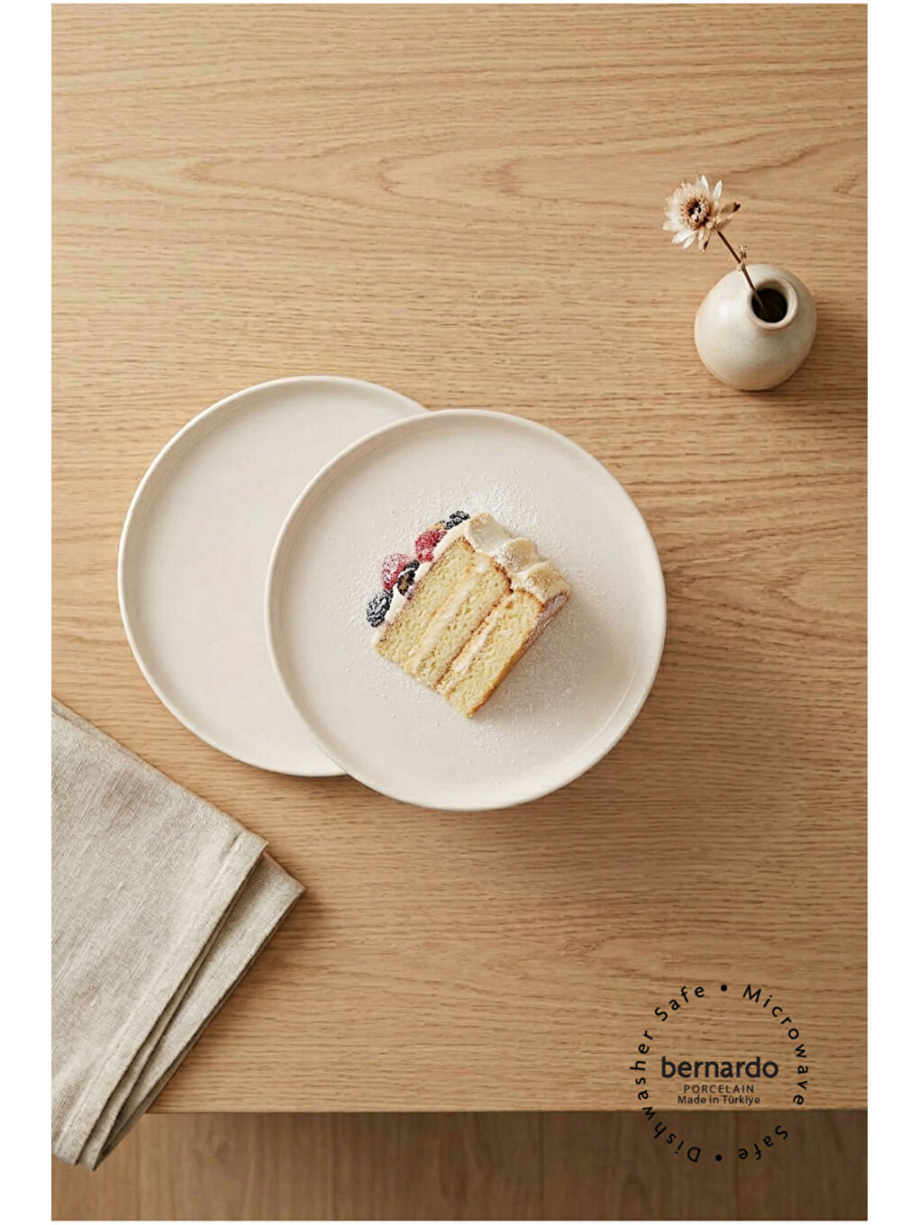 Vera 6 Parça Pasta Takımı Beyaz-6