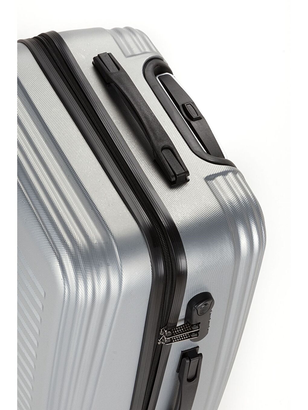 Gri ABS Unisex 65cm Orta Boy Valiz FSL126-5