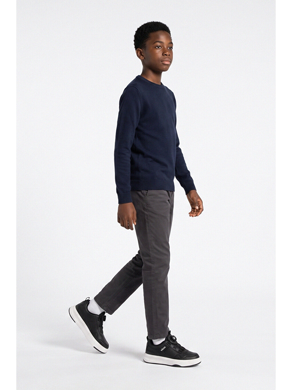 Sano Basic Erkek Çocuk Siyah Sneaker-2