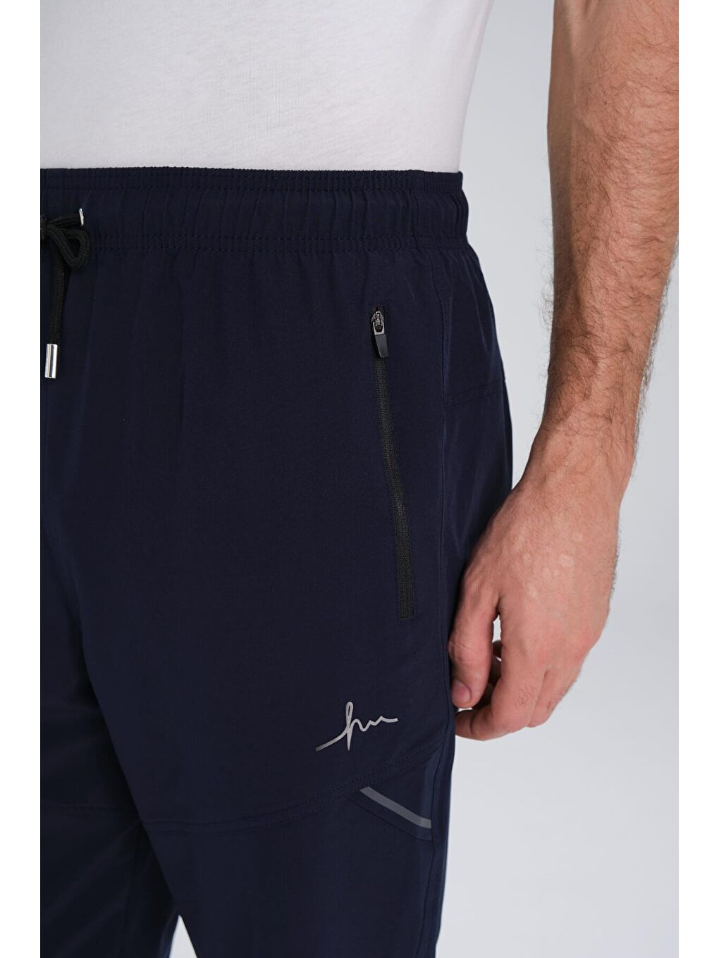 Lacivert Uzun Erkek Havuz Ve Deniz Şortu 2426-4