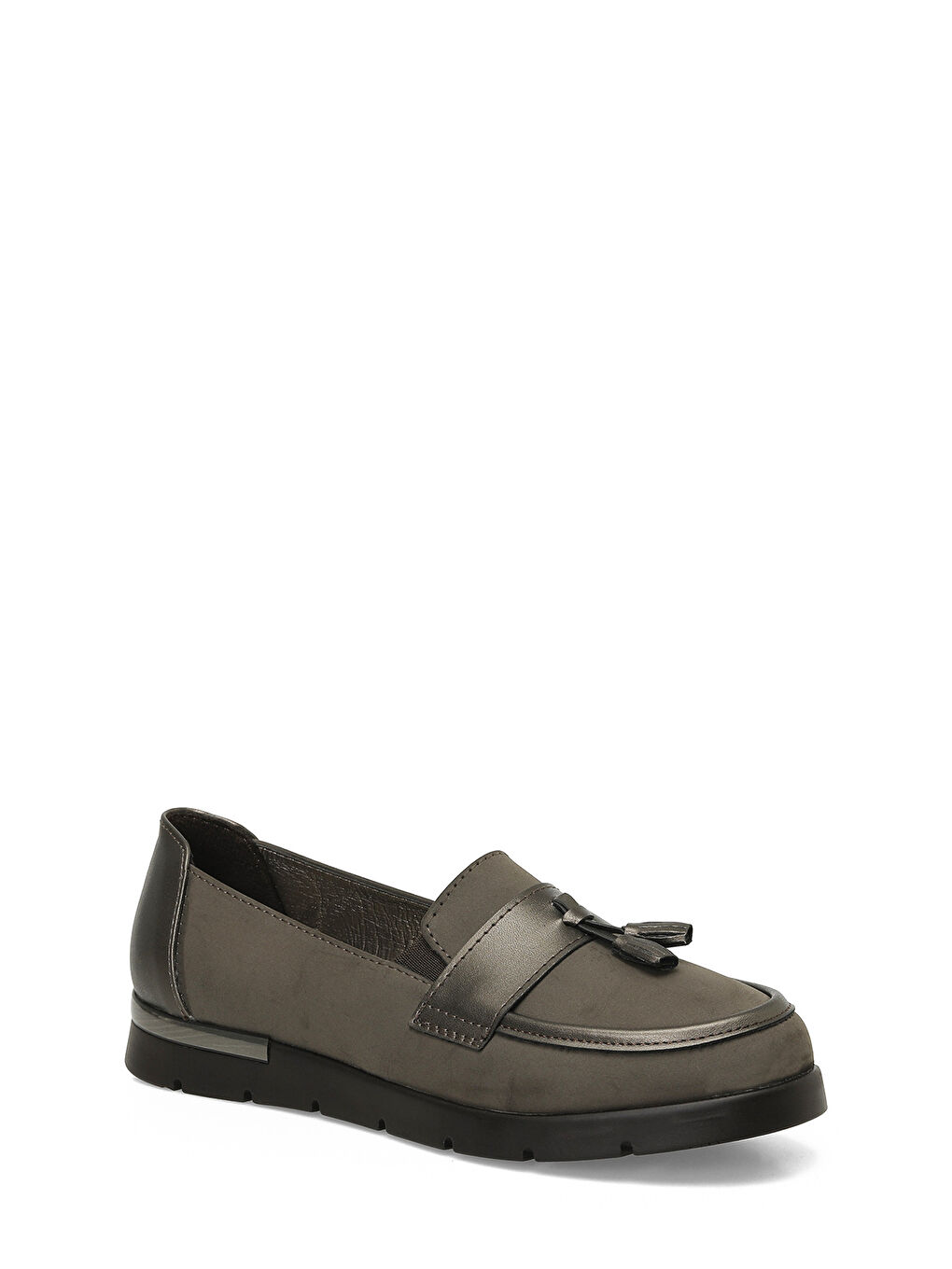 166539.NZ4PR Haki Kadın Loafer-1