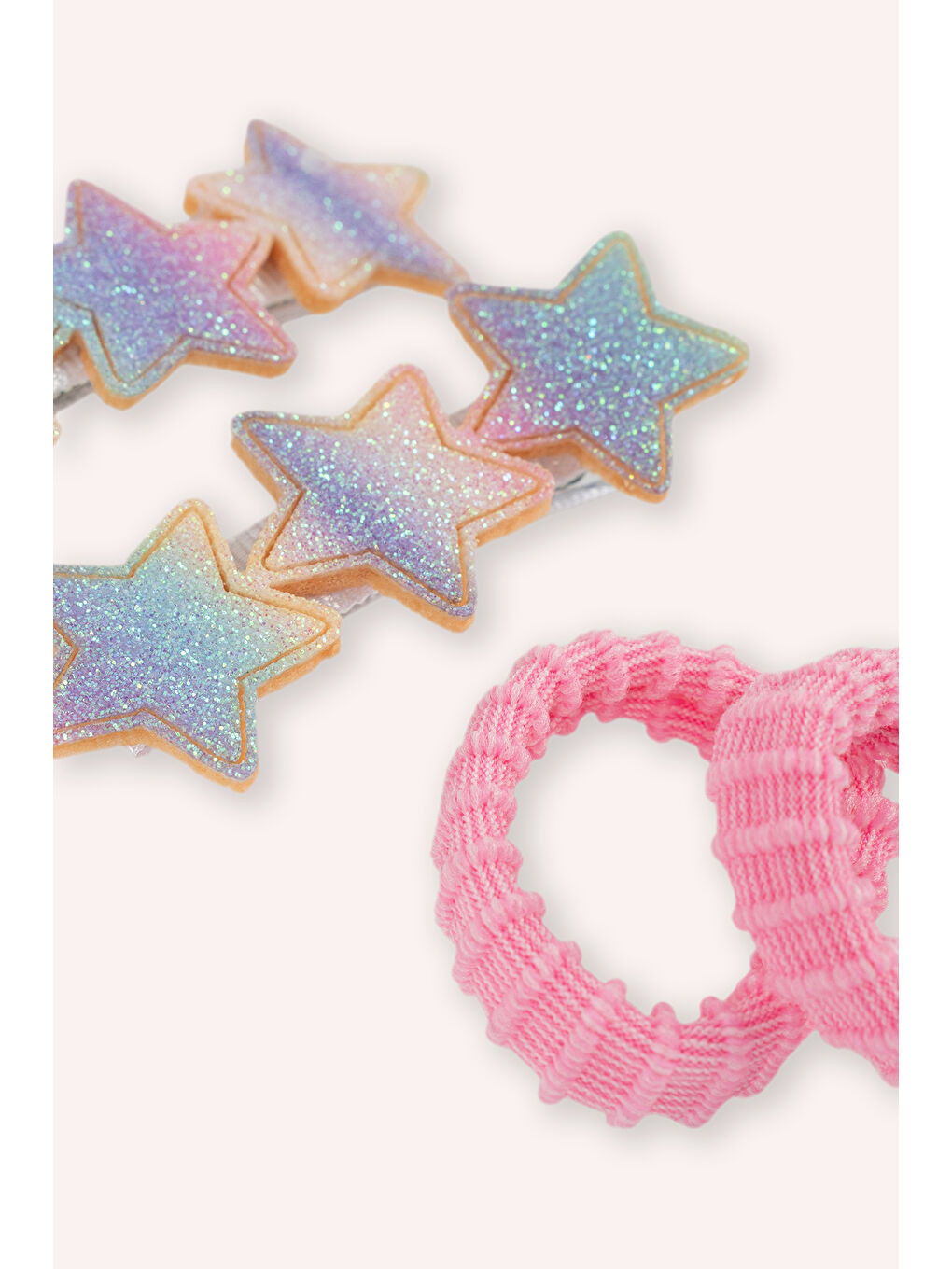 Karışık Kız Çocuk Yıldız Detaylı Toka Seti-2