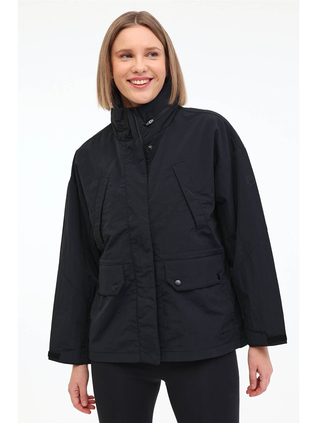 WL ELETA 64OUT25400 5FX Siyah Kadın Ceket