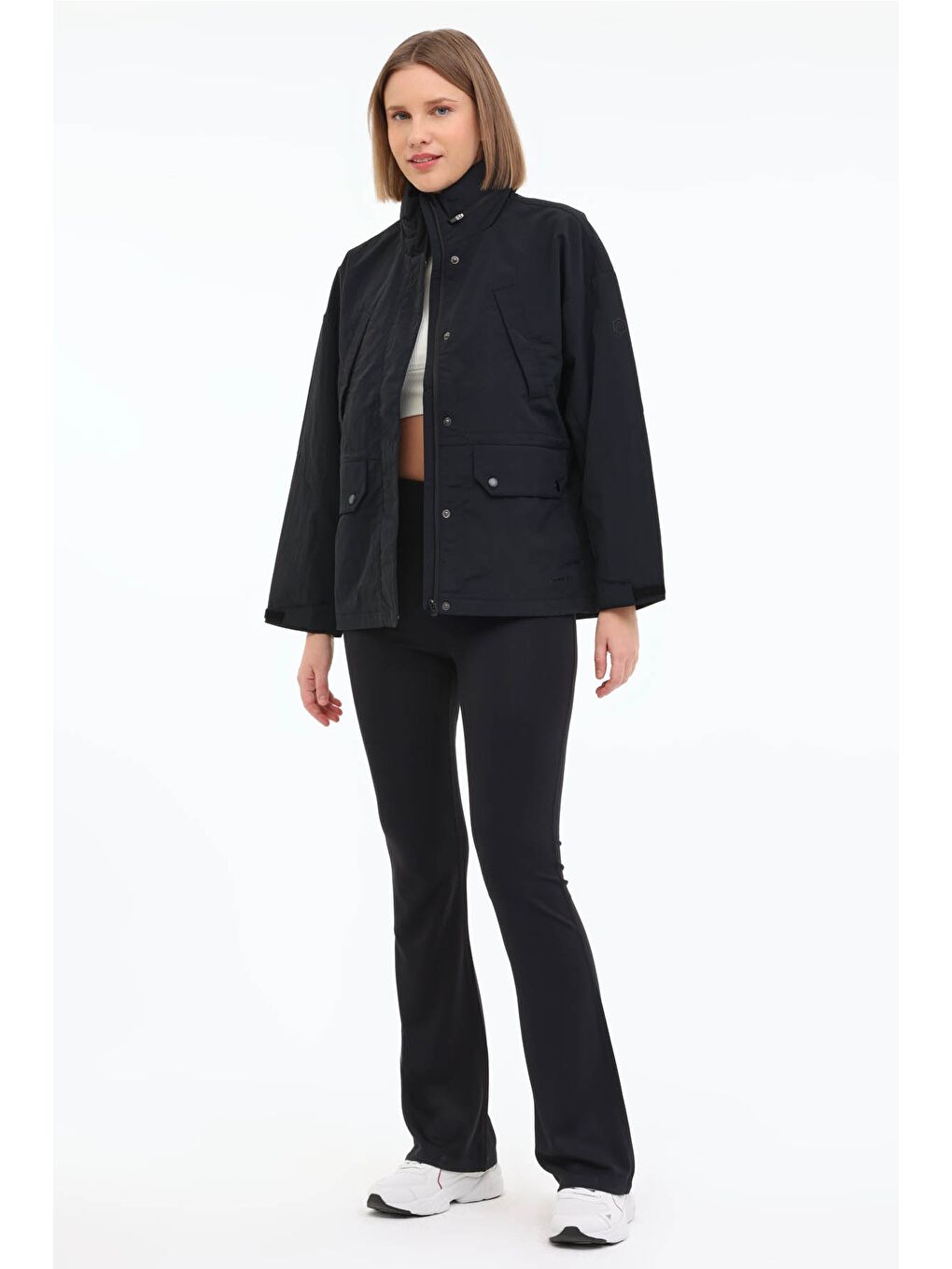 WL ELETA 64OUT25400 5FX Siyah Kadın Ceket-2
