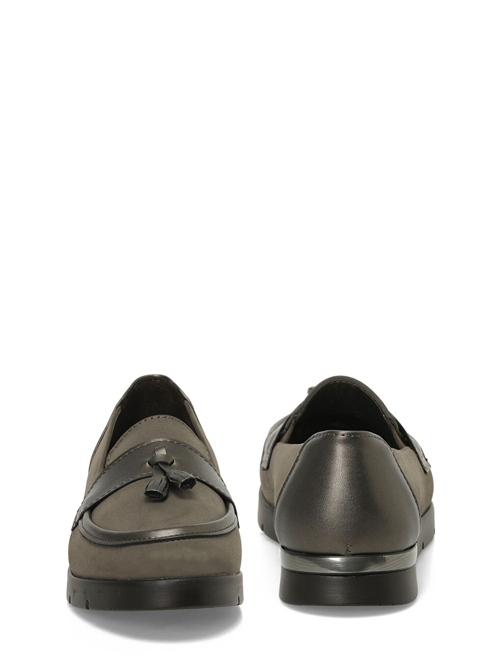 166539.NZ4PR Haki Kadın Loafer-4