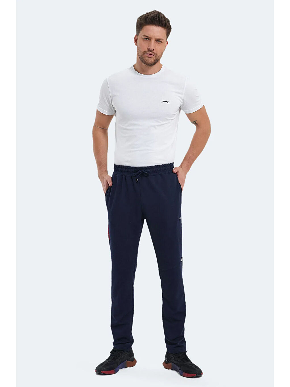 Siyah Erkek 2'li Eşofman Altı-7