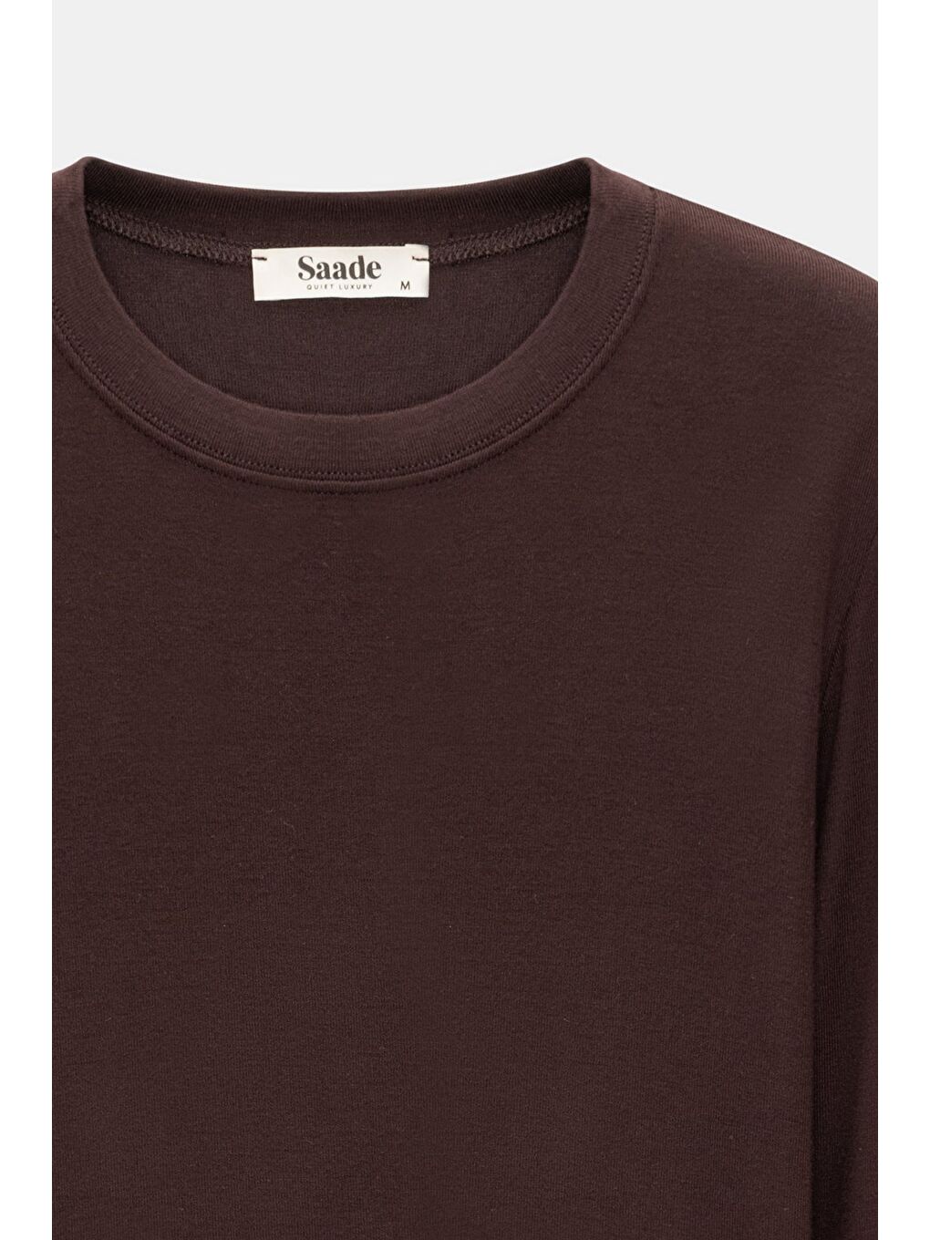 Kahverengi Kadın Bisiklet Yaka Parmak Geçmeli Uzun Kollu Body/Bluz-4