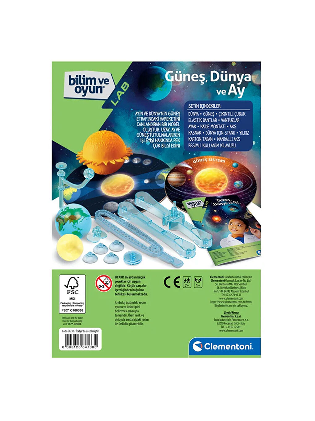 Bilim Ve Oyun Dünya, Güneş, Ay 64738-5