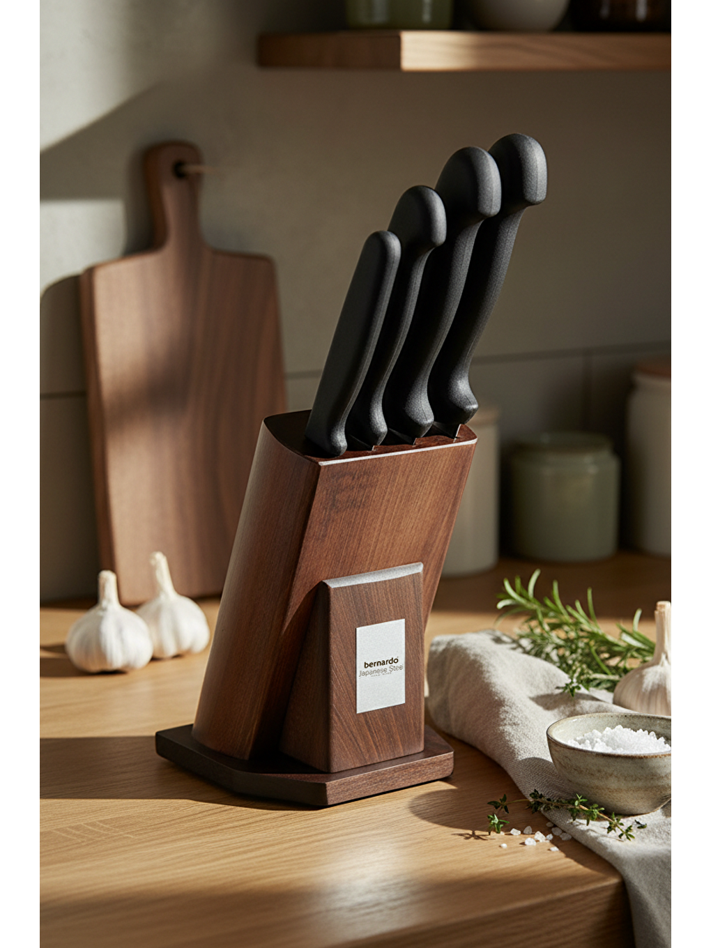 Siyah Talio Takozlu Bıçak Seti-1