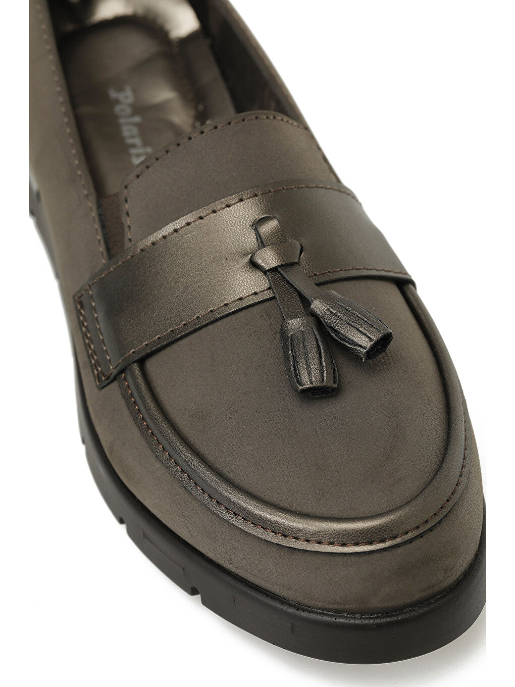 166539.NZ4PR Haki Kadın Loafer-6
