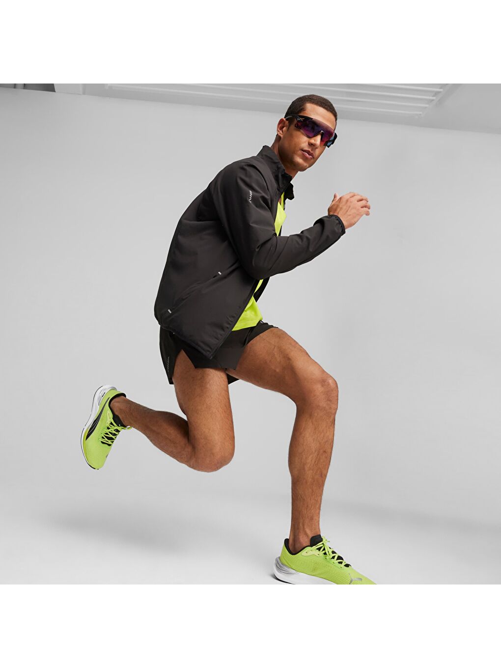 Siyah RUN Elite Erkek Ceket-1