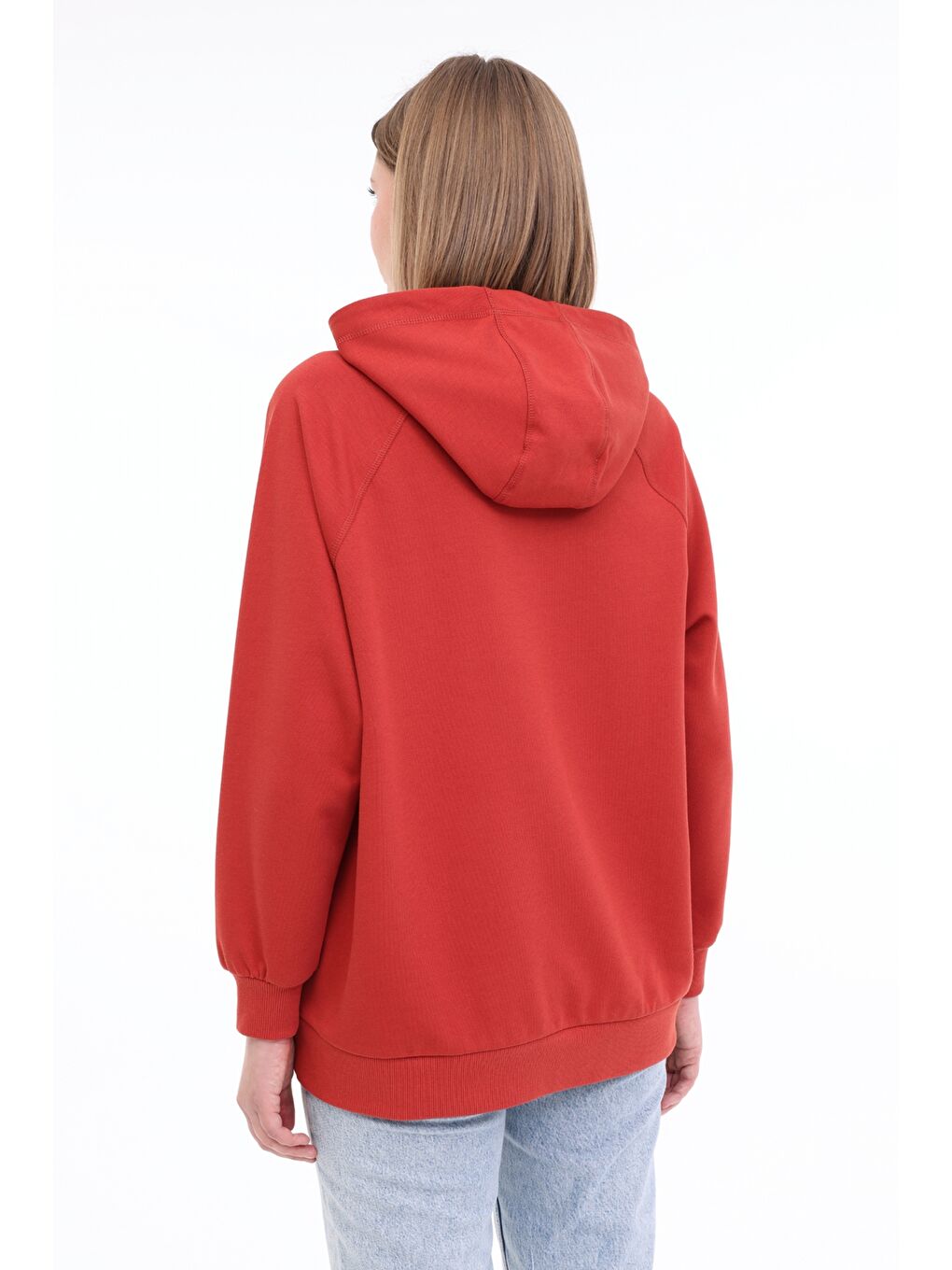 Kırmızı WL ERIKA 17SS317 4PR Kiremit Kadın Sweatshirt-1