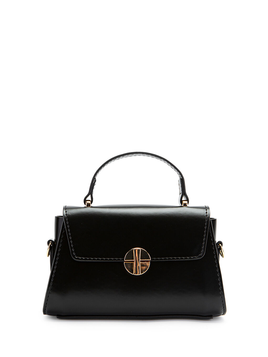 Uzun Askılı Suni Deri Kadın Çapraz Çanta Lenora Siyah