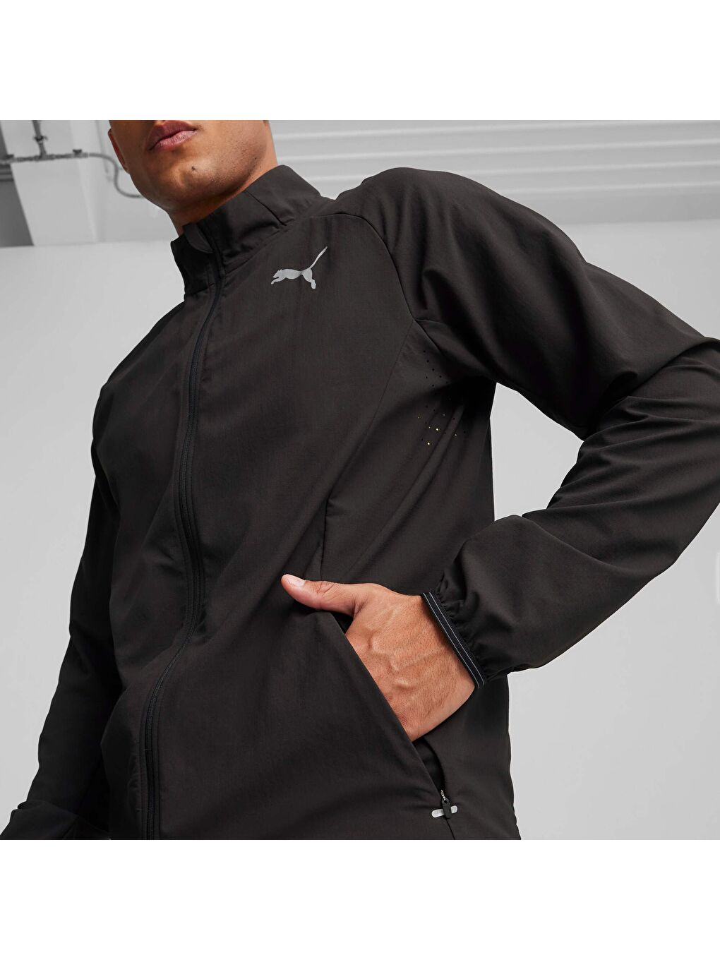 Siyah RUN Elite Erkek Ceket-2