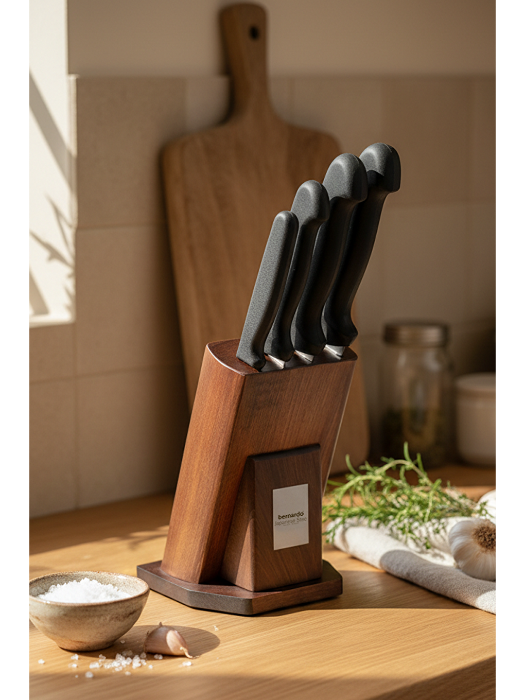 Siyah Talio Takozlu Bıçak Seti-2