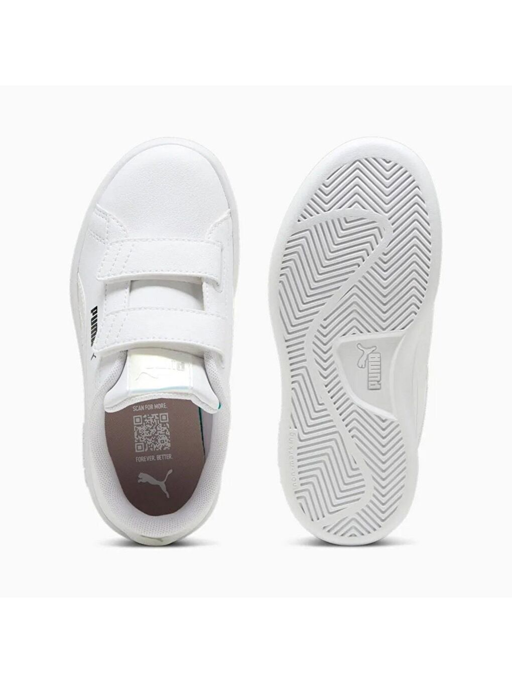 Smash 3.0 Holo 2.0 V Çocuk Beyaz Sneaker-3