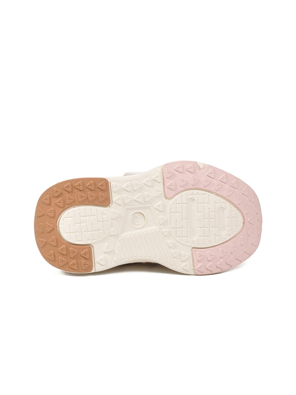 Pembe Somon Cırtlı Desenli Anatomik Bebek İlk Adım Spor Ayakkabı Sneaker Orion İa-4
