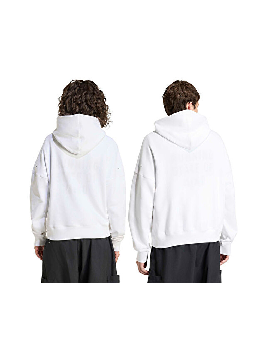 Adi365 C Hood U Erkek Koşu Sweatshirts Ka0331 Beyaz-1