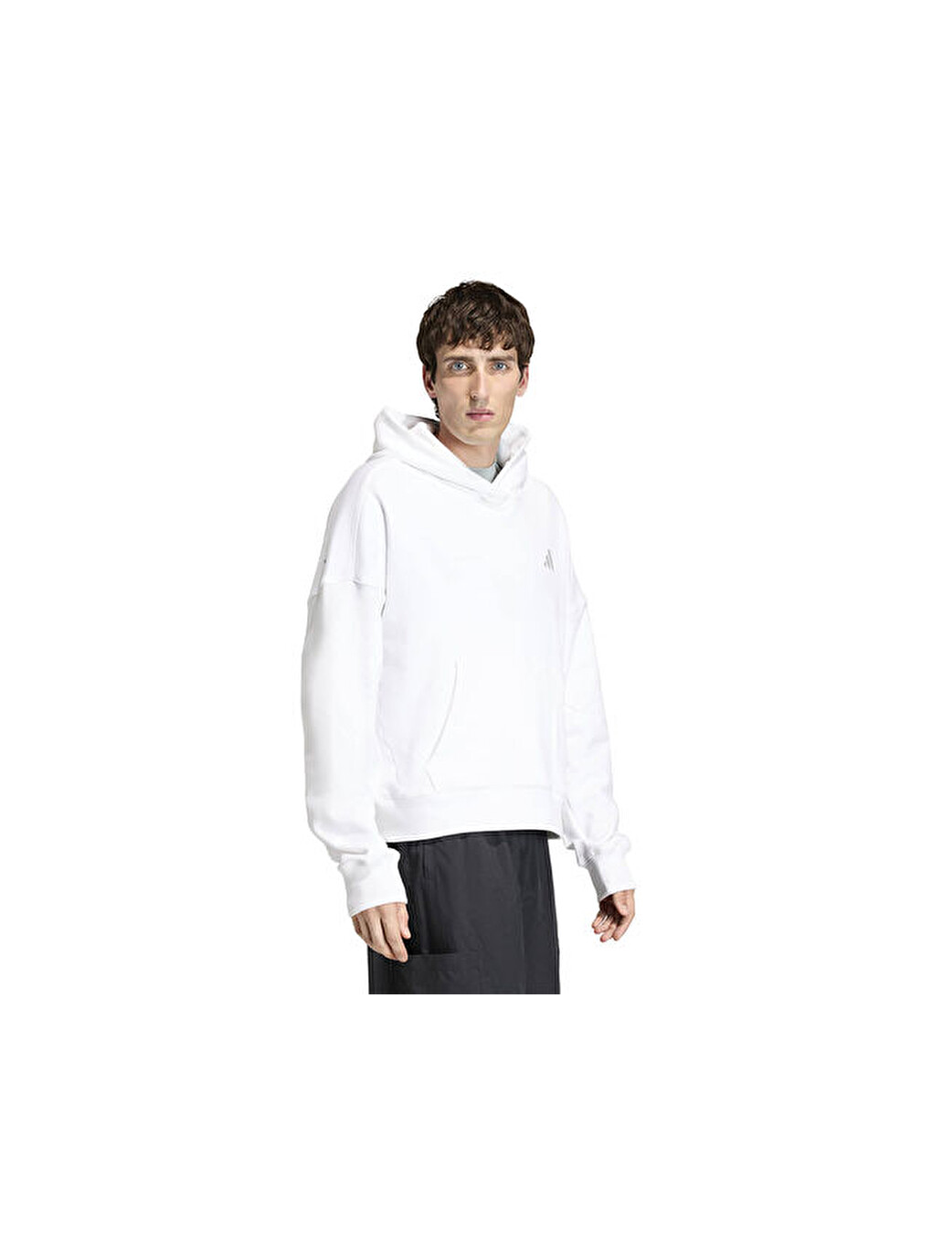 Adi365 C Hood U Erkek Koşu Sweatshirts Ka0331 Beyaz-2