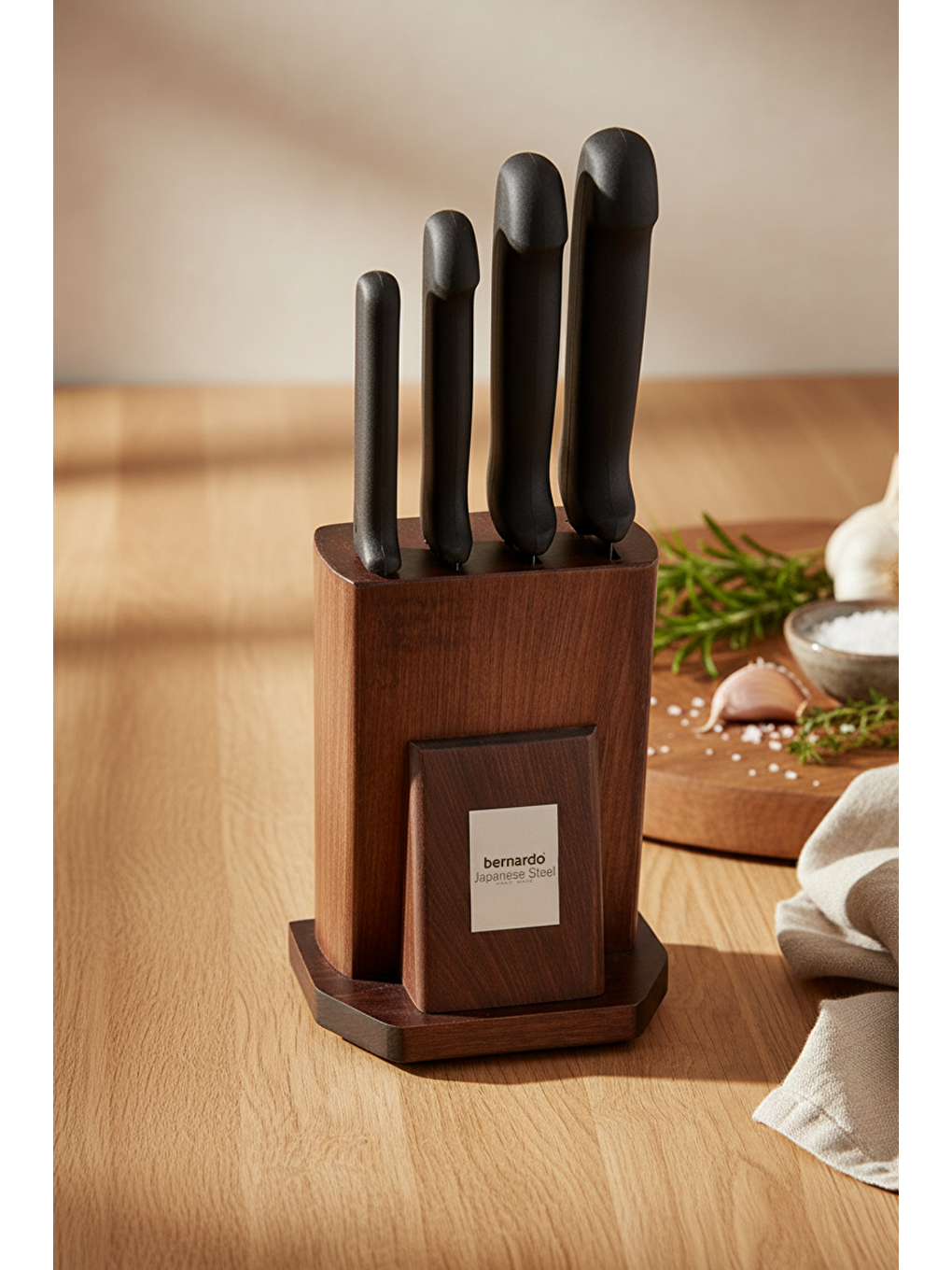 Siyah Talio Takozlu Bıçak Seti-3