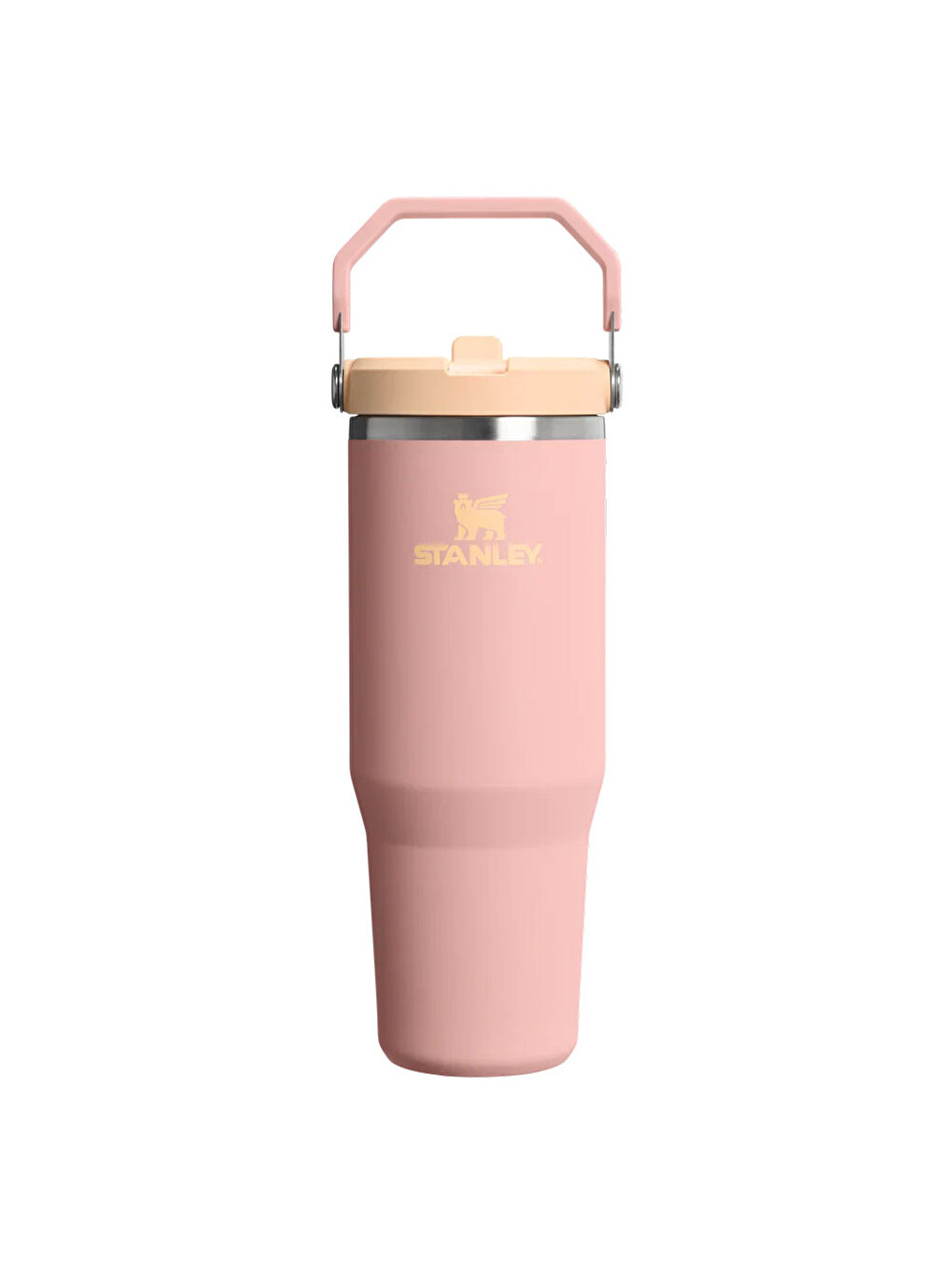 Renksiz The Iceflow Flip Straw Pipetli Termos Bardak 0,89 Lt Peach Rose