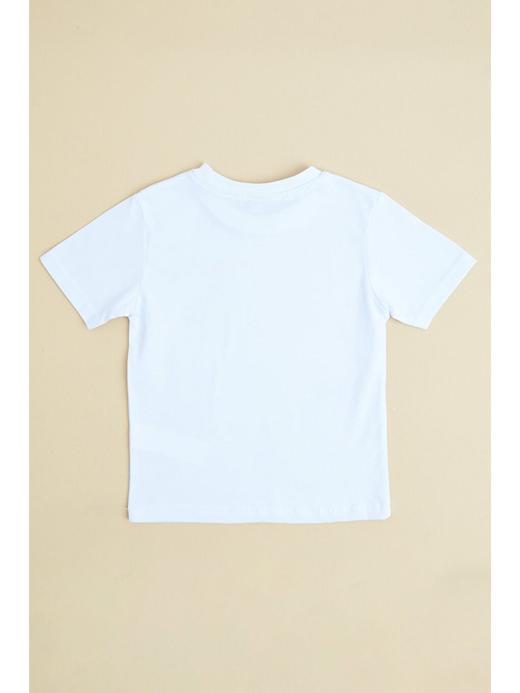 Beyaz My Foverıte Basketball Baskılı Erkek Çocuk Tişört-1