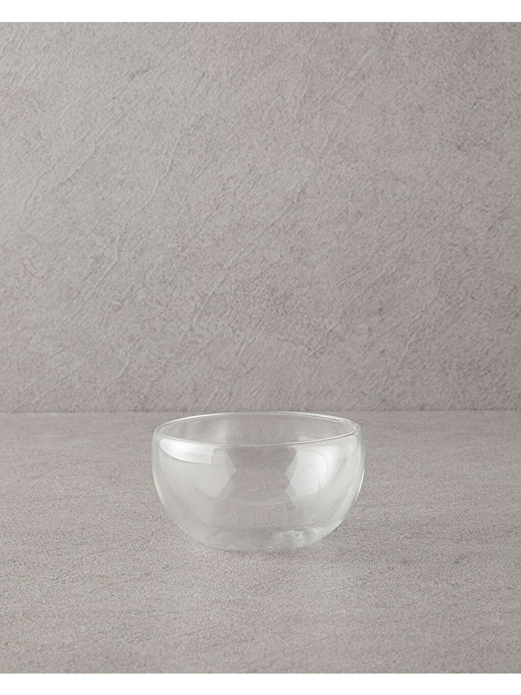 Renksiz Cesar Borosilikat Cam Double Wall Kase Şeffaf