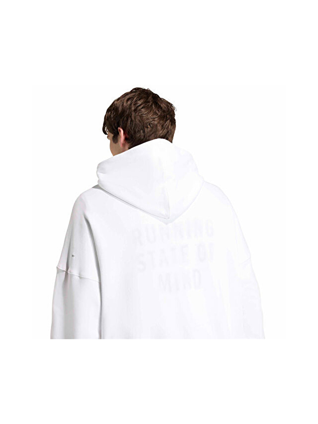 Adi365 C Hood U Erkek Koşu Sweatshirts Ka0331 Beyaz-4