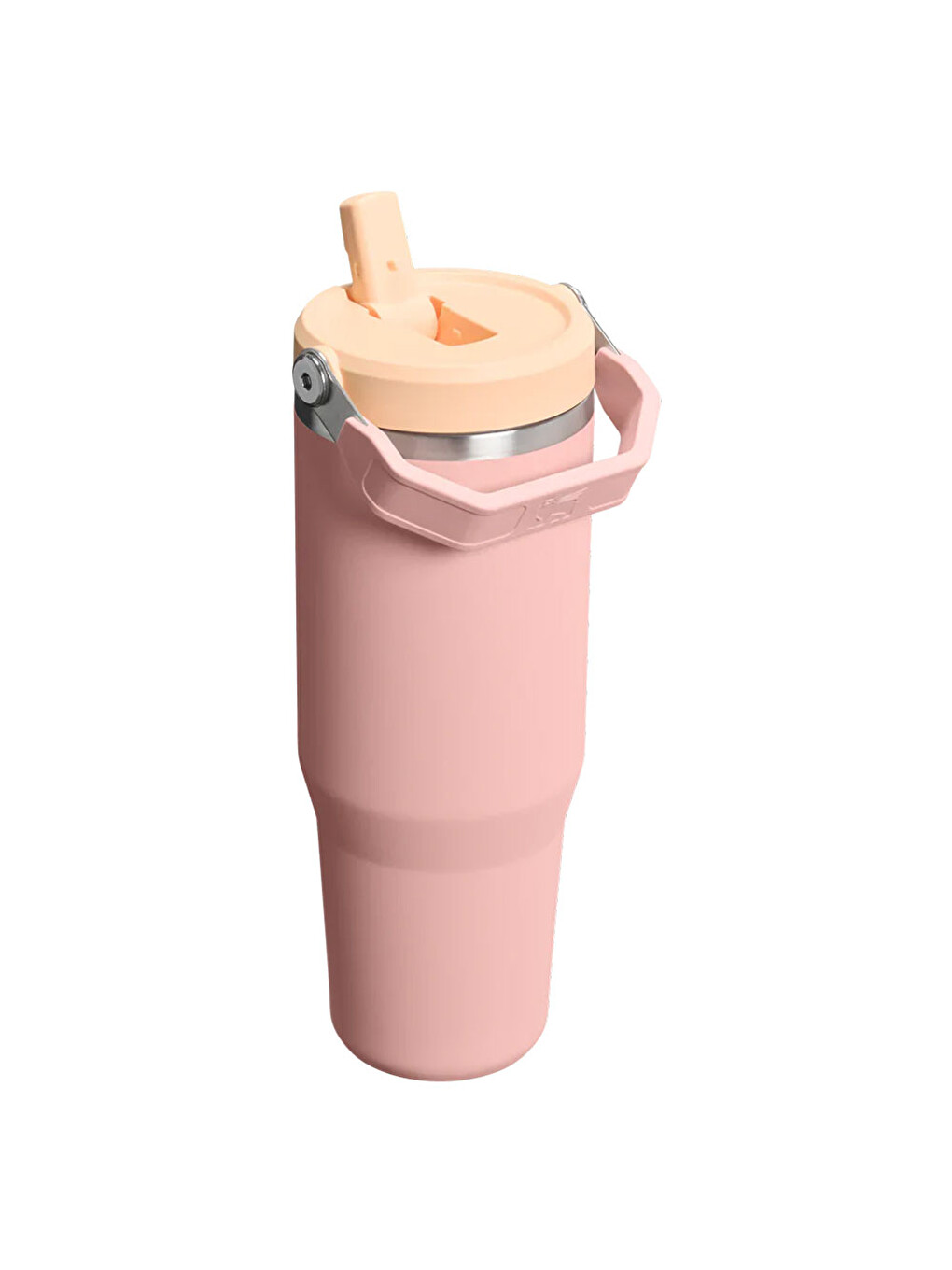 Renksiz The Iceflow Flip Straw Pipetli Termos Bardak 0,89 Lt Peach Rose-1