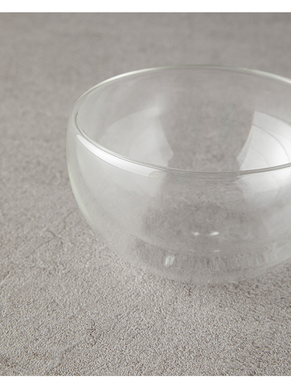 Renksiz Cesar Borosilikat Cam Double Wall Kase Şeffaf-2