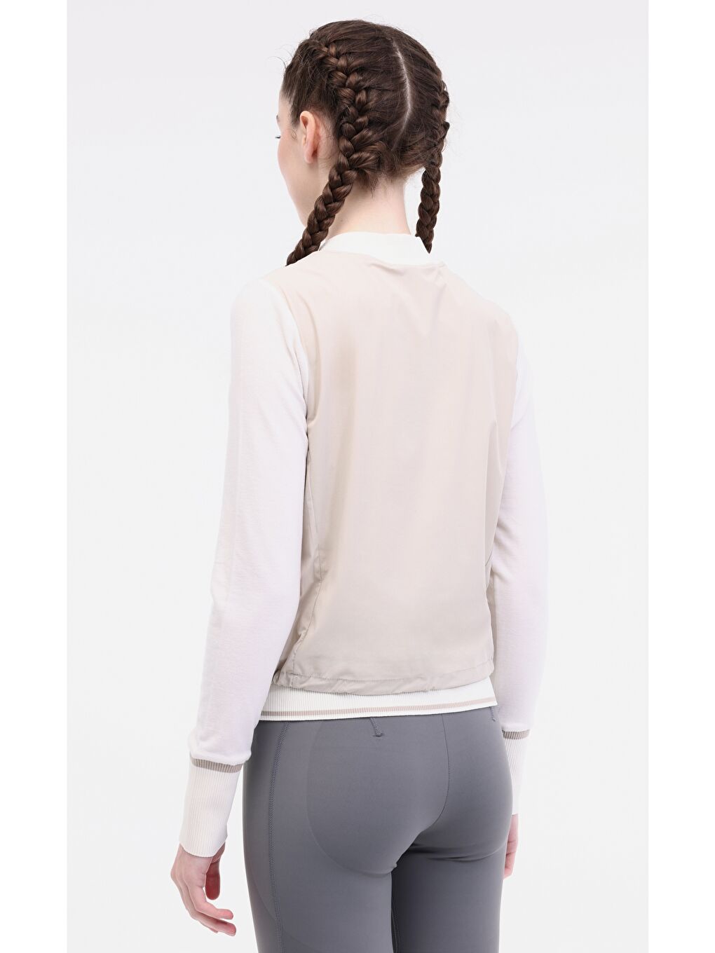 WL GWEN 16SS383 4PR Bej Kadın Sweatshirt-1