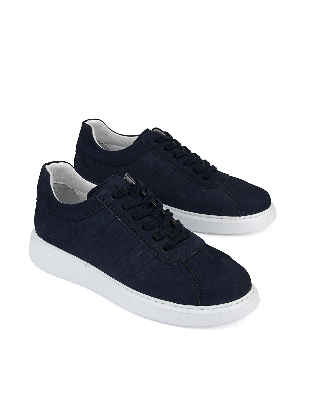 Erkek Hakiki Deri Sneaker 1611066Z2880 Lacivert-1