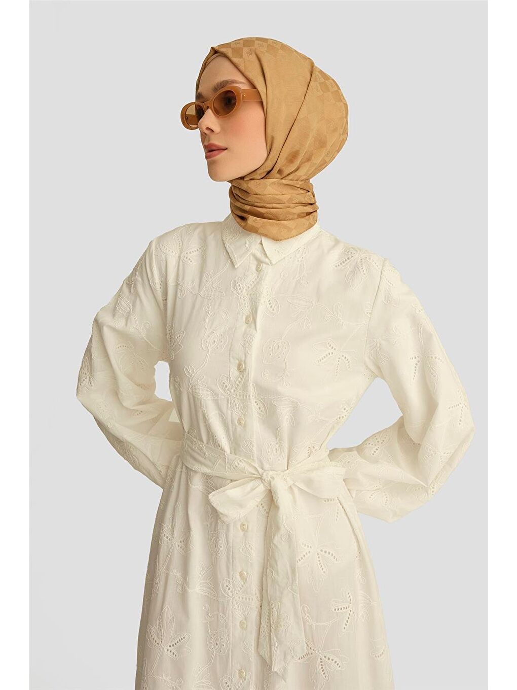 Brode Elbise 25Yd4252 Beyaz