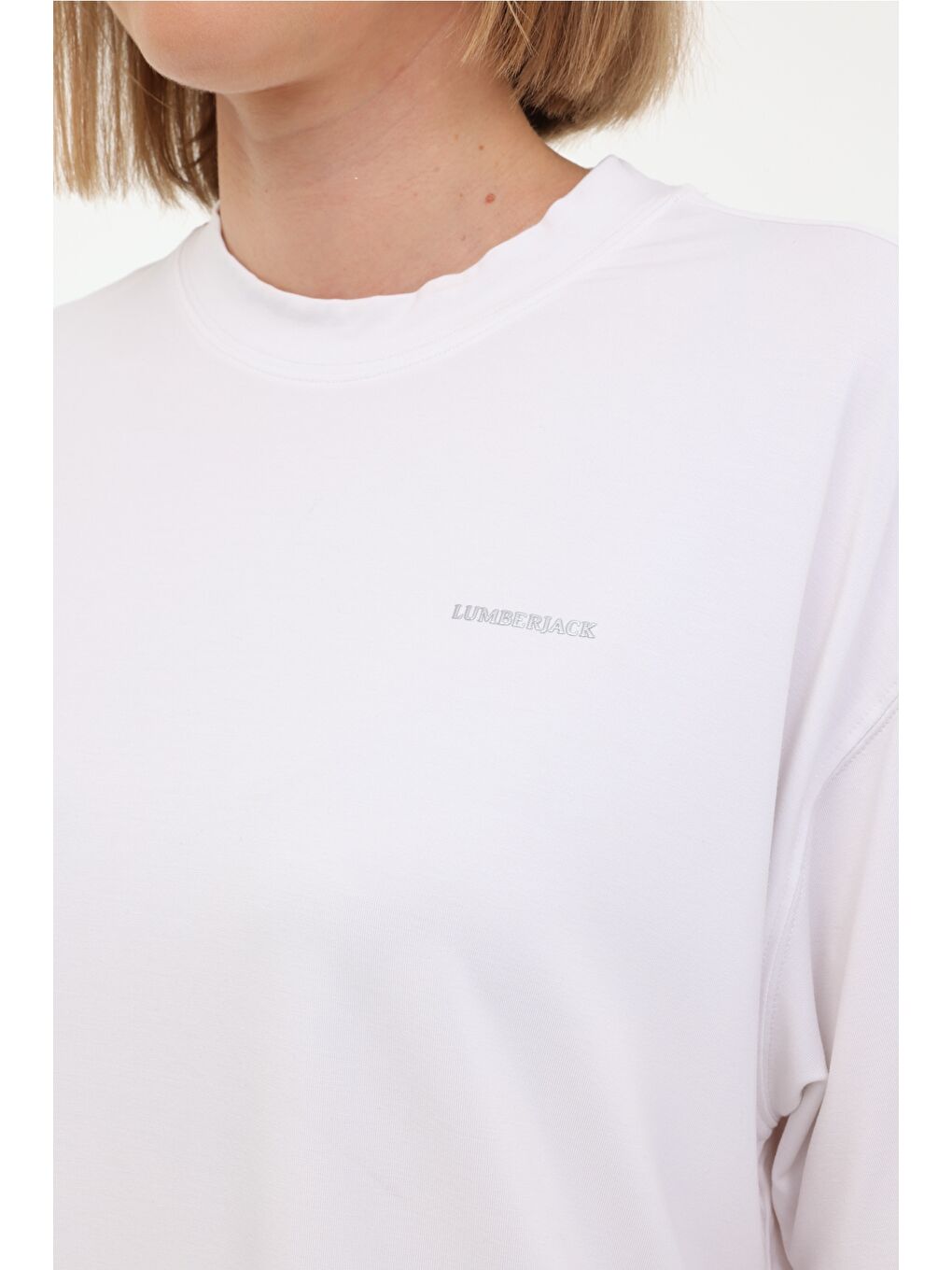 Bej WL BAMB 11BMB-004 5FX Ekru Kadın Kısa Kol T-Shirt-3