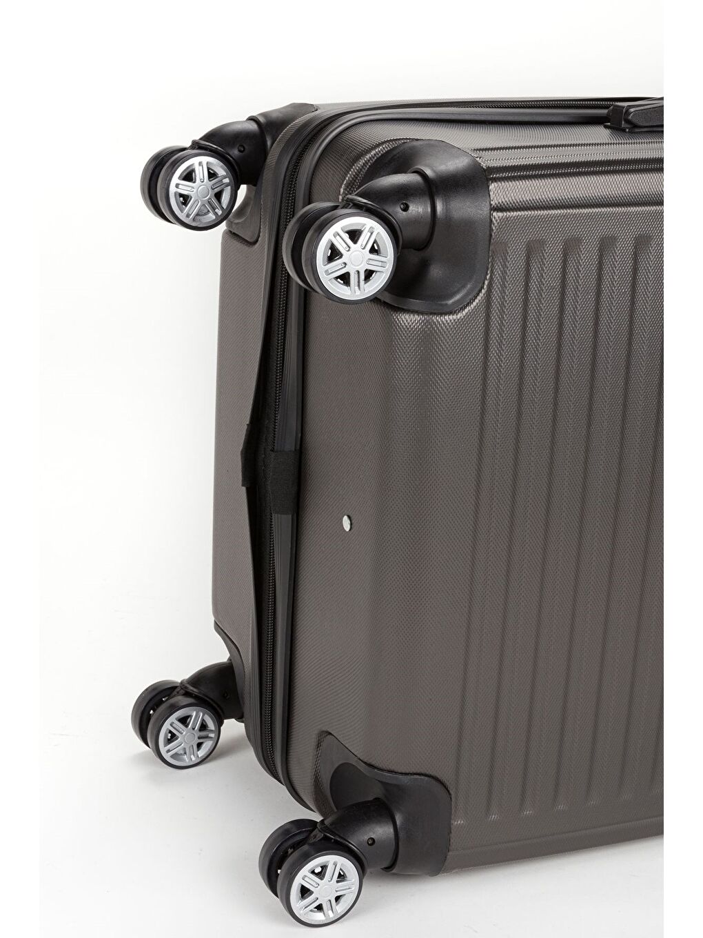 Gri ABS Unisex 55cm Kabin Boy Valiz FSL126-7
