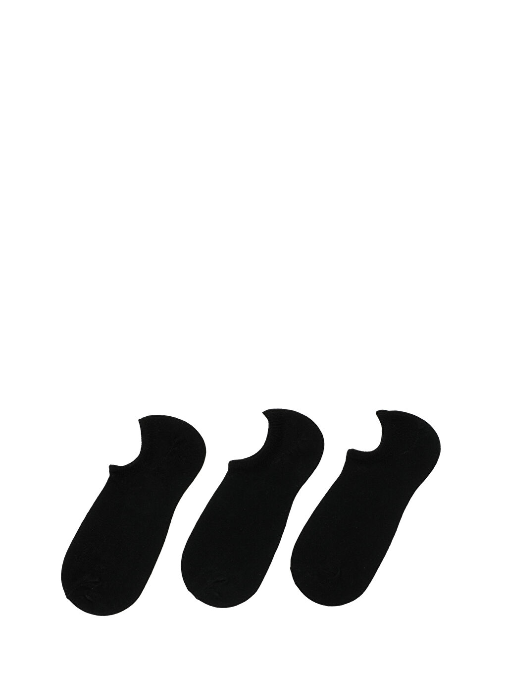 BASIC SNKR 3LU PTK-M 5FX Siyah Erkek 3'lü Patik Çorap