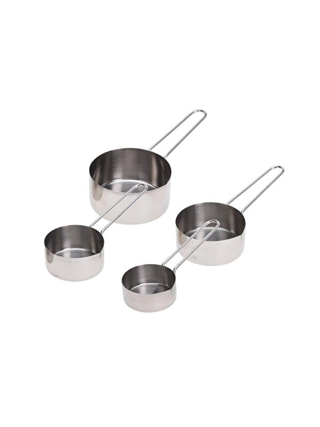 Gri Paslanmaz Çelik 4 Parça Sütlük Seti - Inox