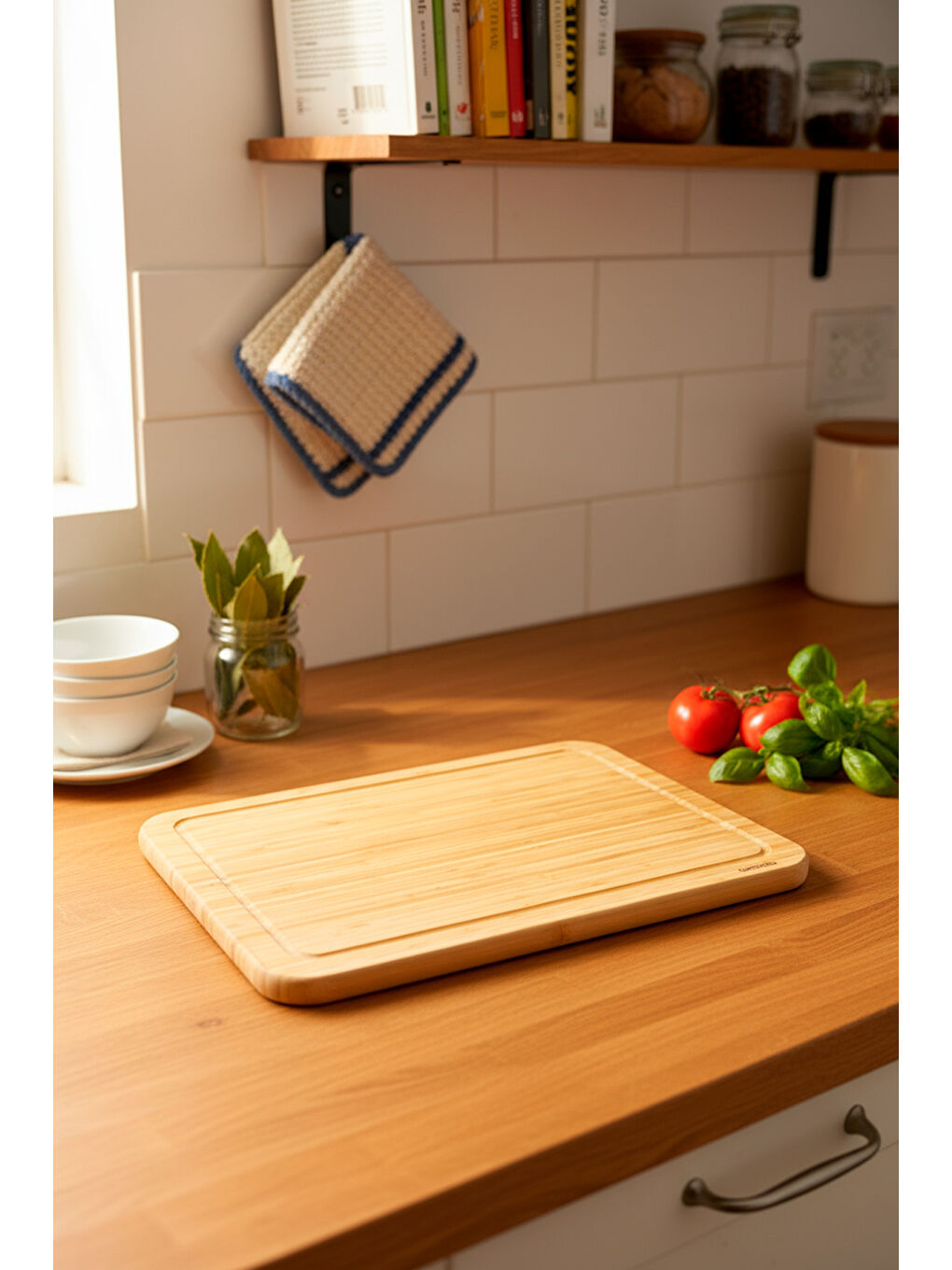 Kahverengi Bamilo Kesme Tahtası Büyük-3