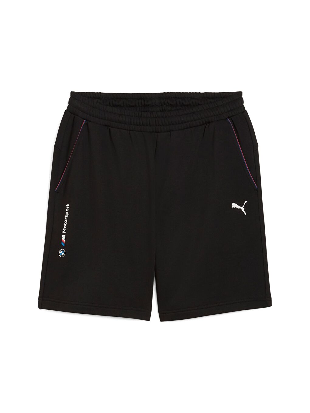Siyah BMW M Motorsport ESS+ Erkek Uzun Polar Şort