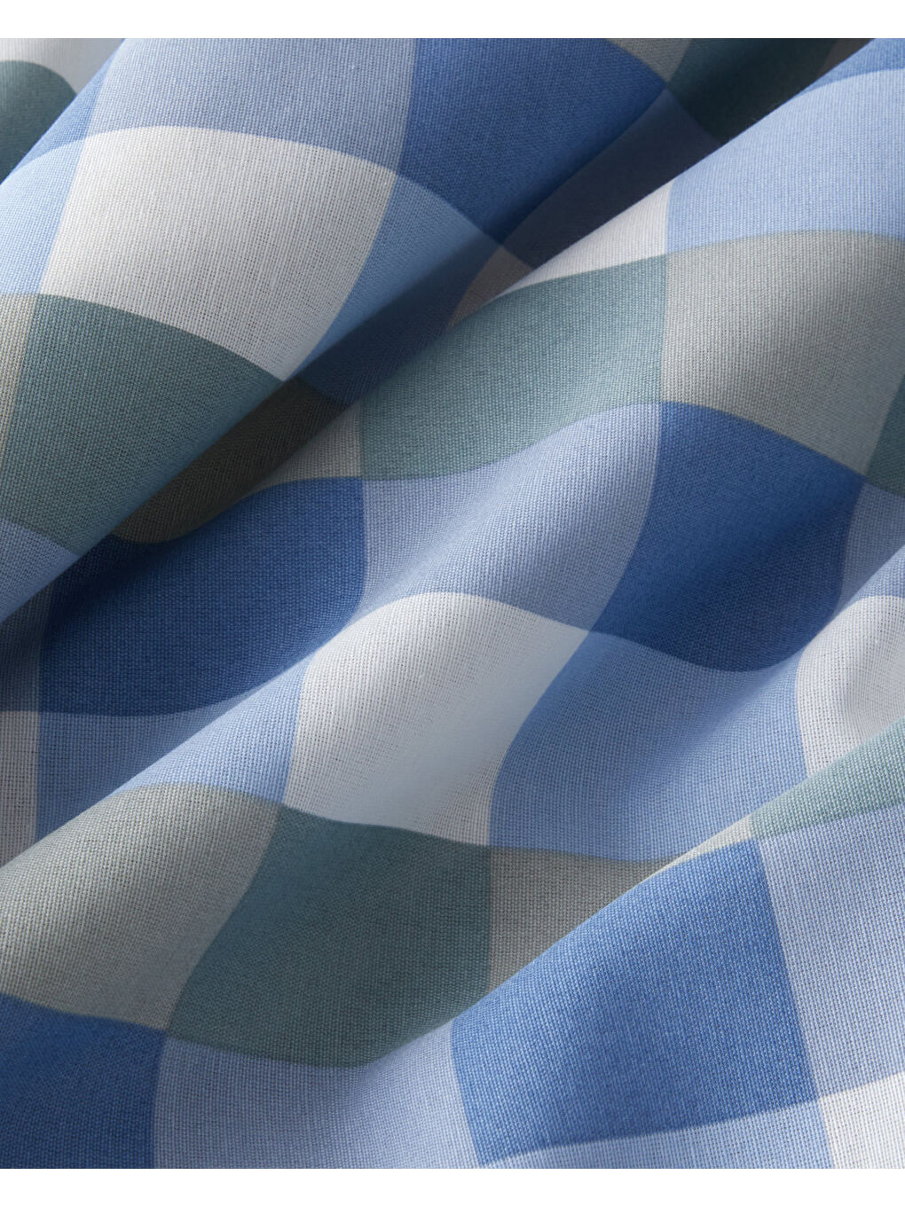 Cuby Kolay Ütülenir Çift Kişilik Nevresim Seti 200x220 cm Seledon - Mavi-3