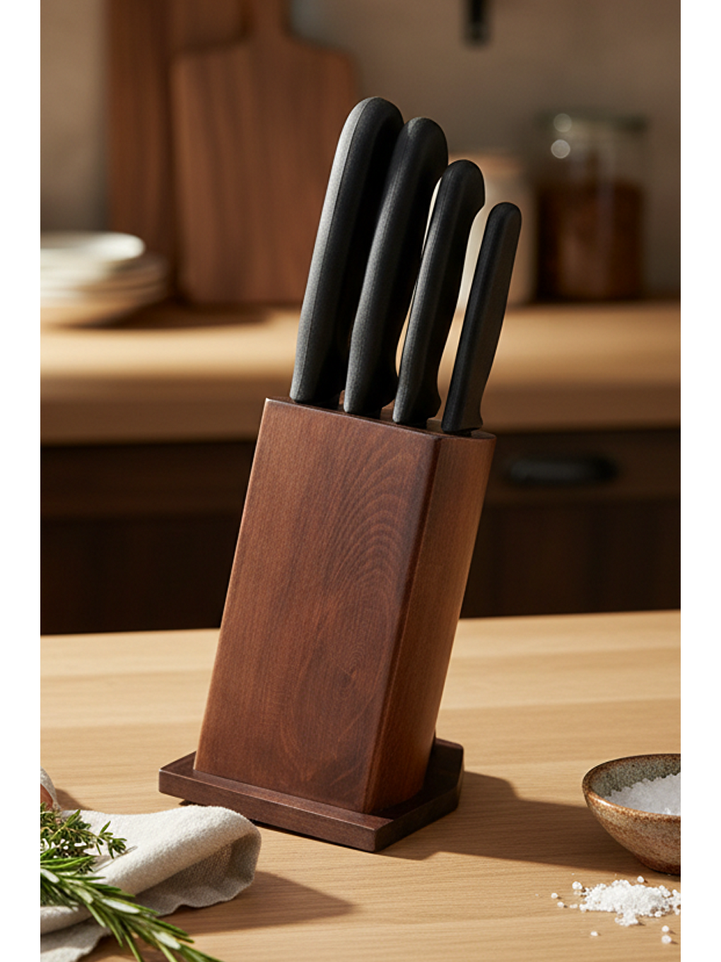 Siyah Talio Takozlu Bıçak Seti-6