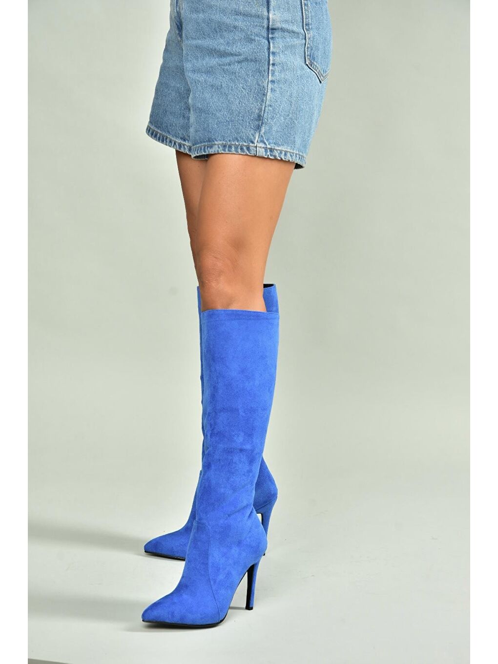 Saks Mavi Kadın Çizme N372530102-2