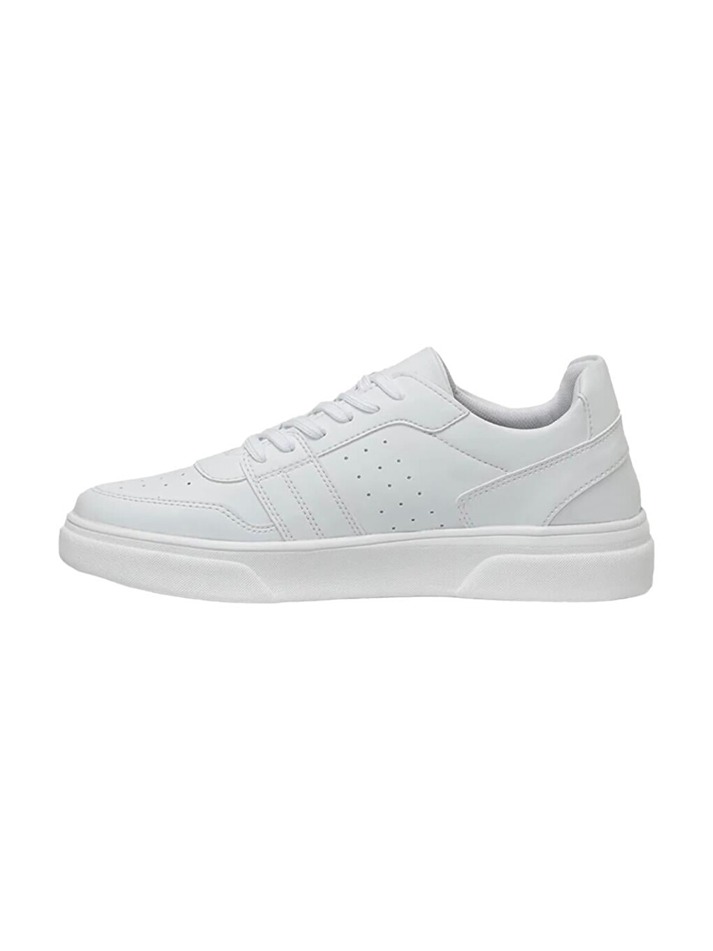 Erkek Spor Sneaker Ayakkabı Beyaz-5