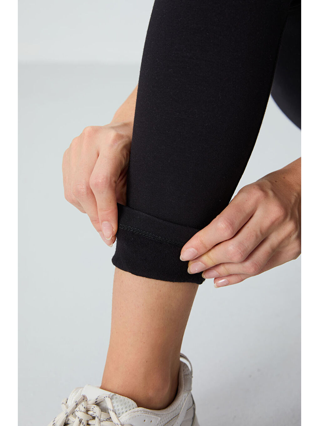 Slim Fit 2li Paket Siyah Termal Kadın Tayt - 94577-1