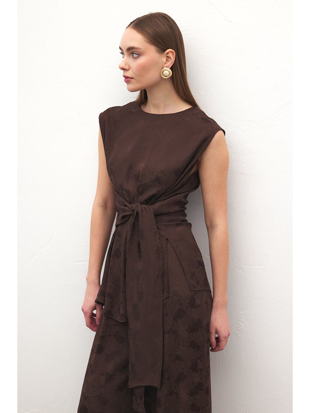 Kahverengi Camila Bluz - Kahve-1